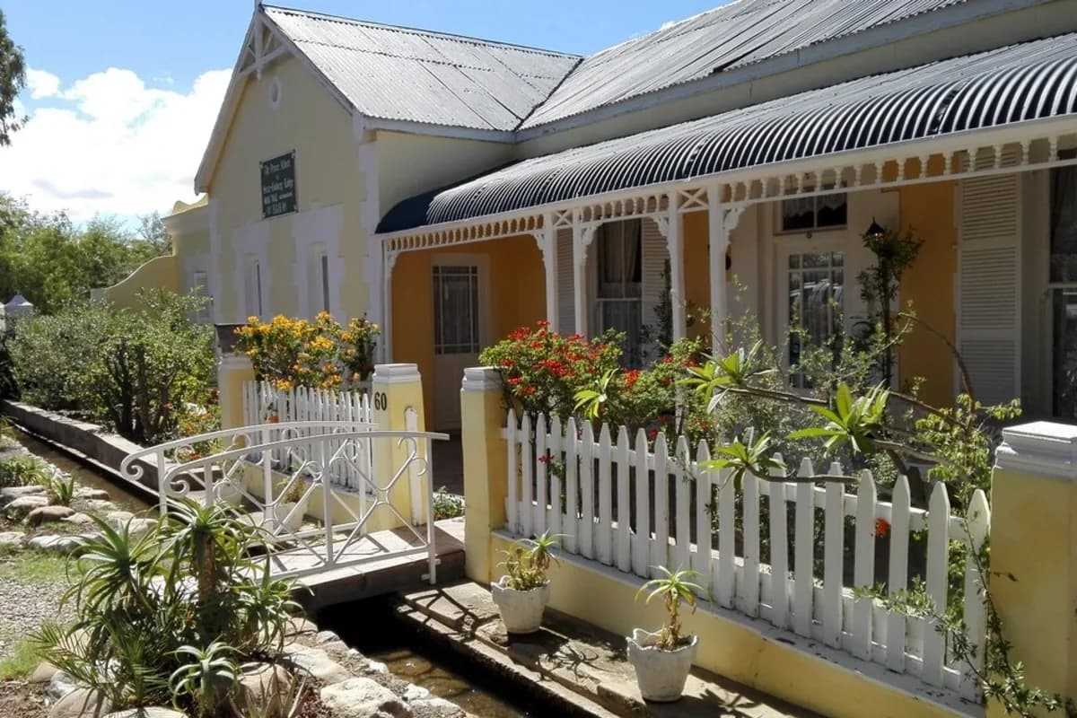 A street in Prince Albert, under the Swartberg, Western Cape